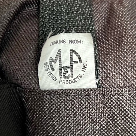 M&F Western Black Nylon Tall Boot Carry Bag – 17” Height with Divider - Picture 6 of 6